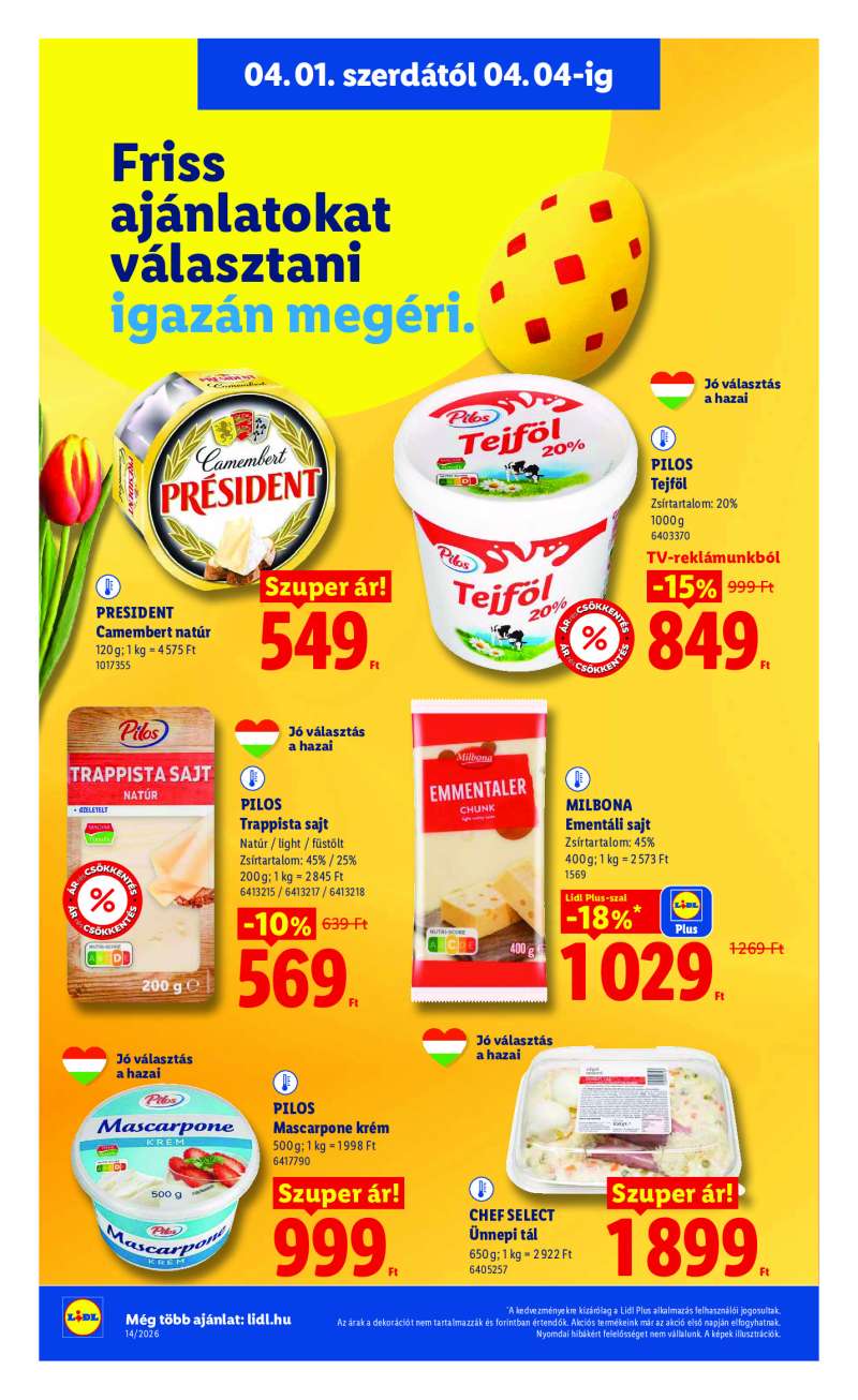 Lidl Érvényes 04.01-től 8 oldal