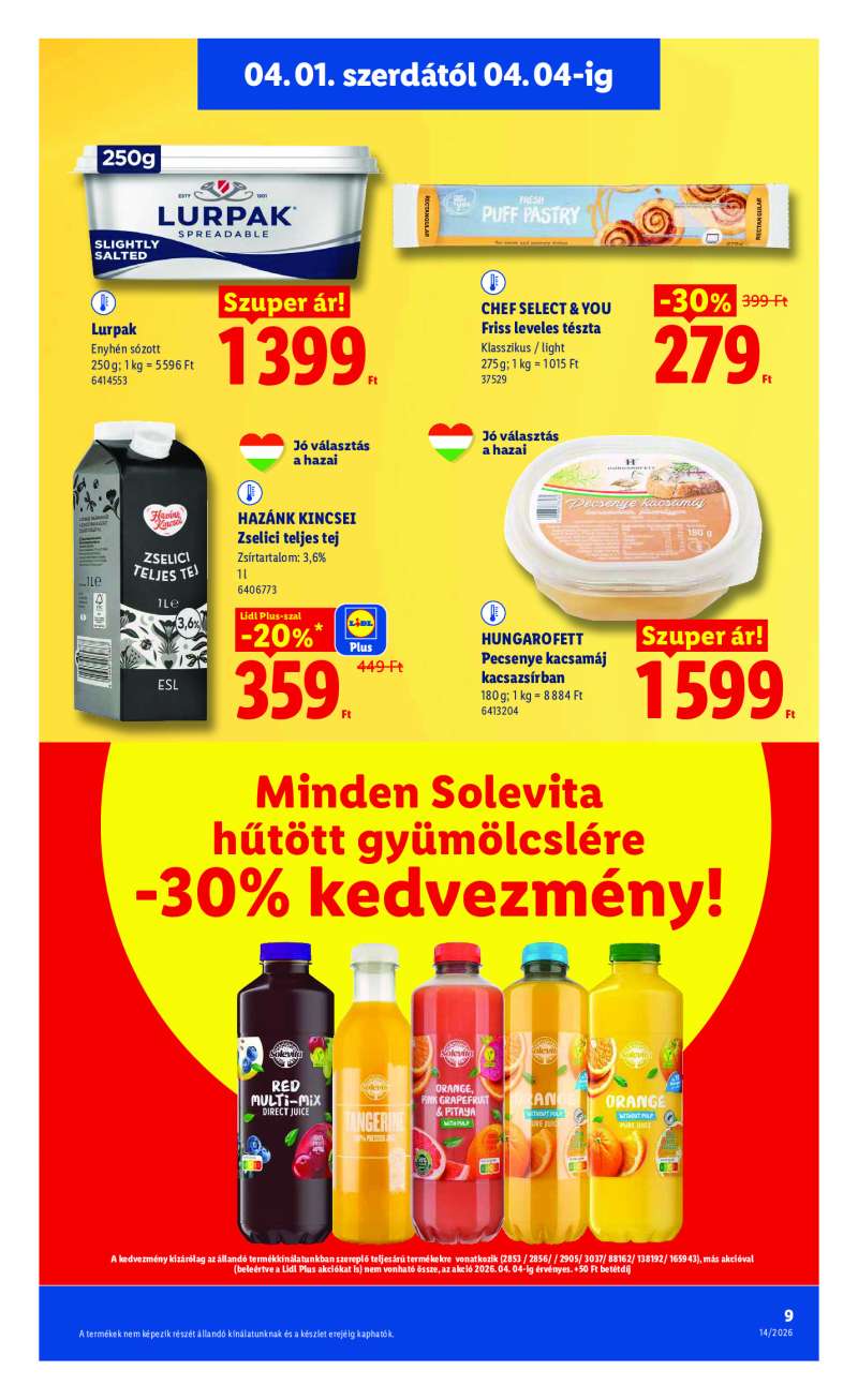 Lidl Érvényes 04.01-től 9 oldal