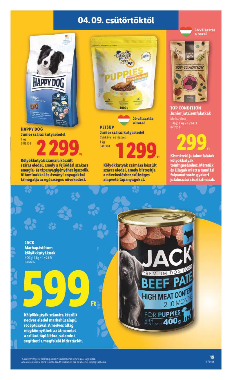 Lidl Érvényes 04.09-től 19 oldal