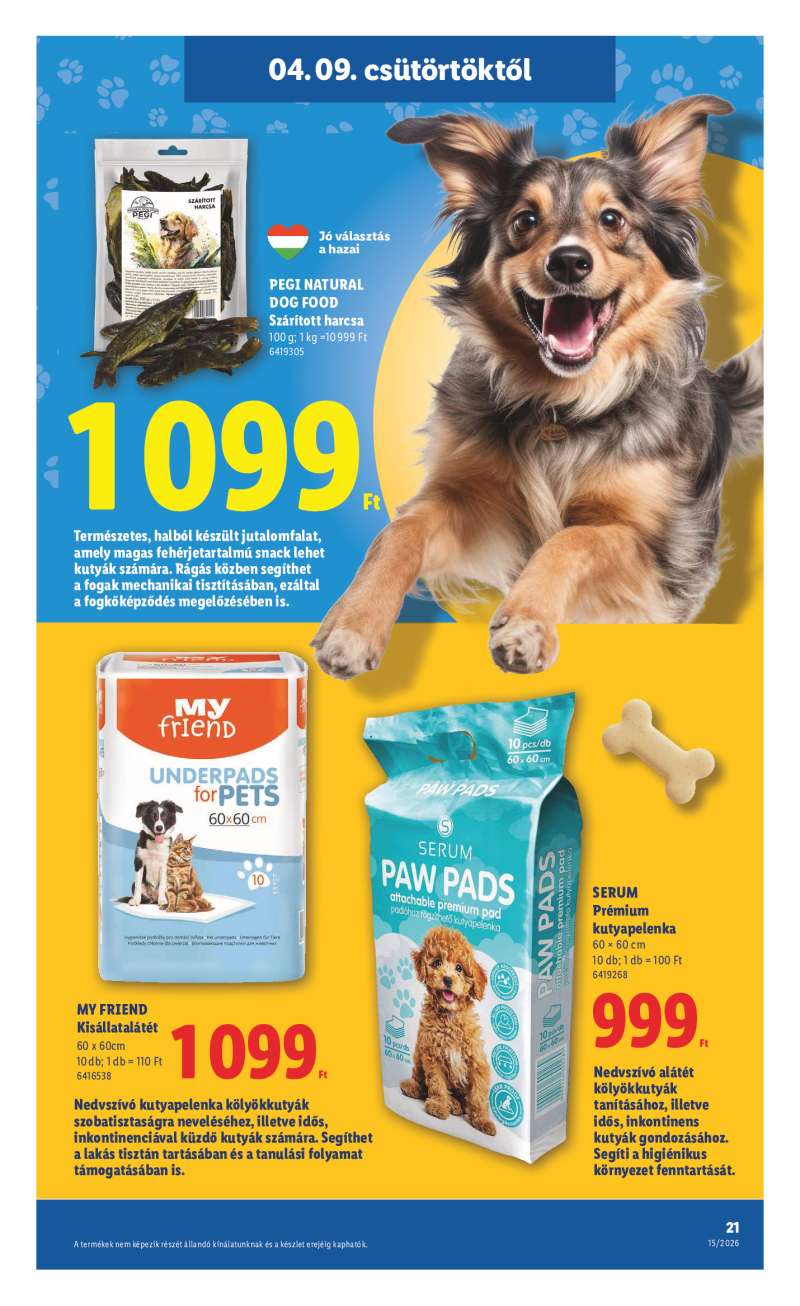 Lidl Érvényes 04.09-től 21 oldal