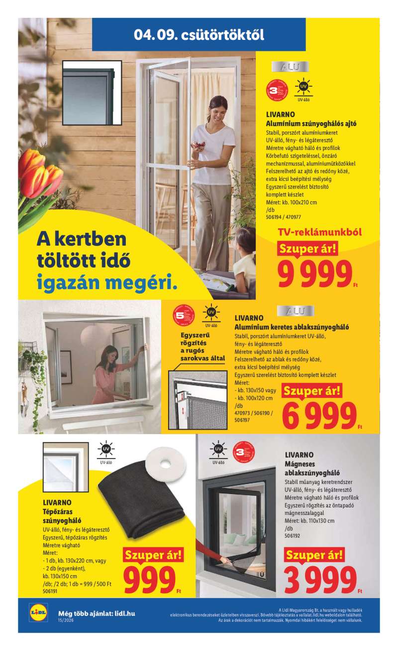 Lidl Érvényes 04.09-től 26 oldal