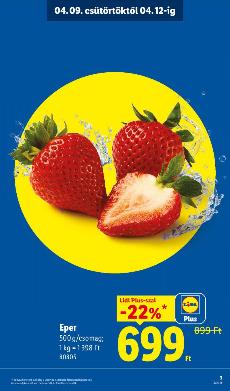 Lidl Érvényes 04.09-től 3 oldal