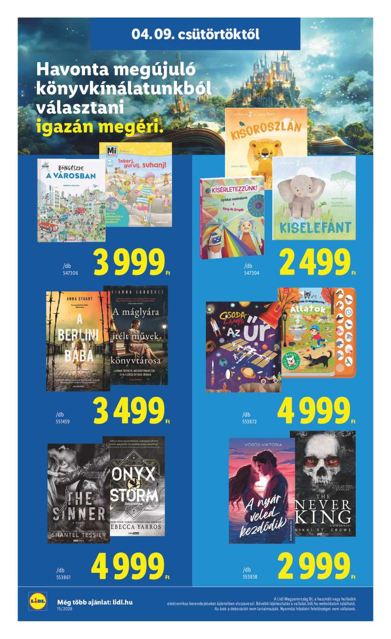 Lidl Érvényes 04.09-től 32 oldal