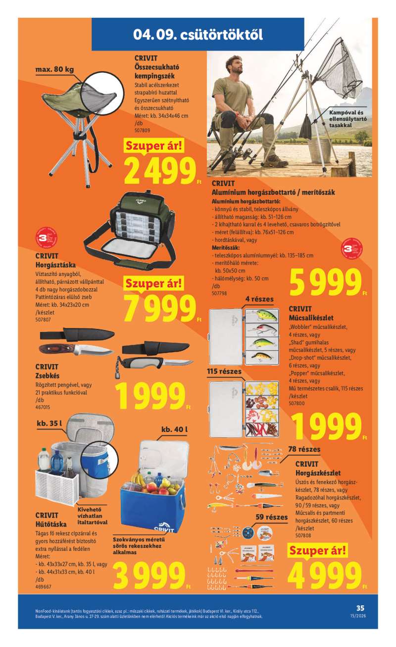 Lidl Érvényes 04.09-től 35 oldal