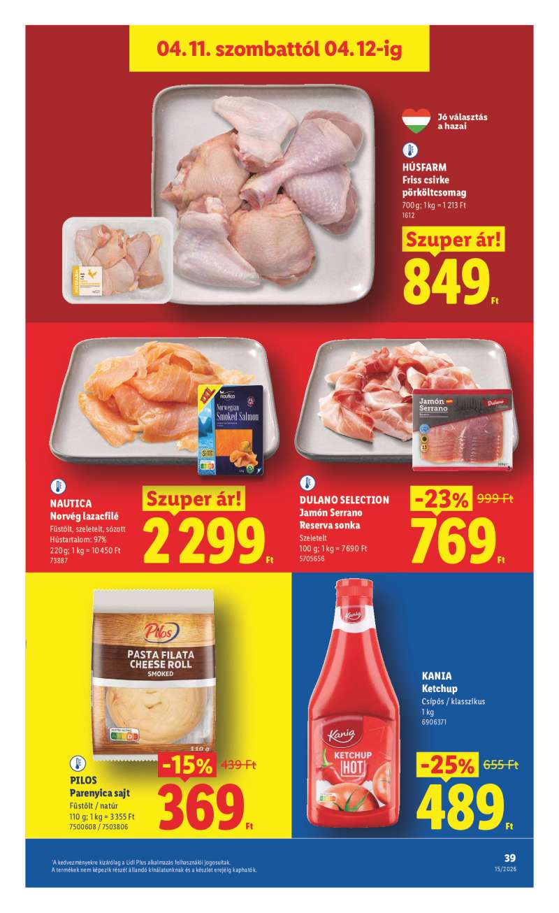 Lidl Érvényes 04.09-től 39 oldal