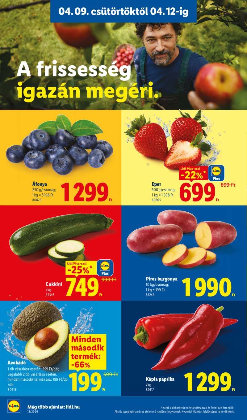 Lidl Érvényes 04.09-től 4 oldal