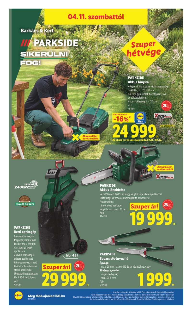 Lidl Érvényes 04.09-től 40 oldal
