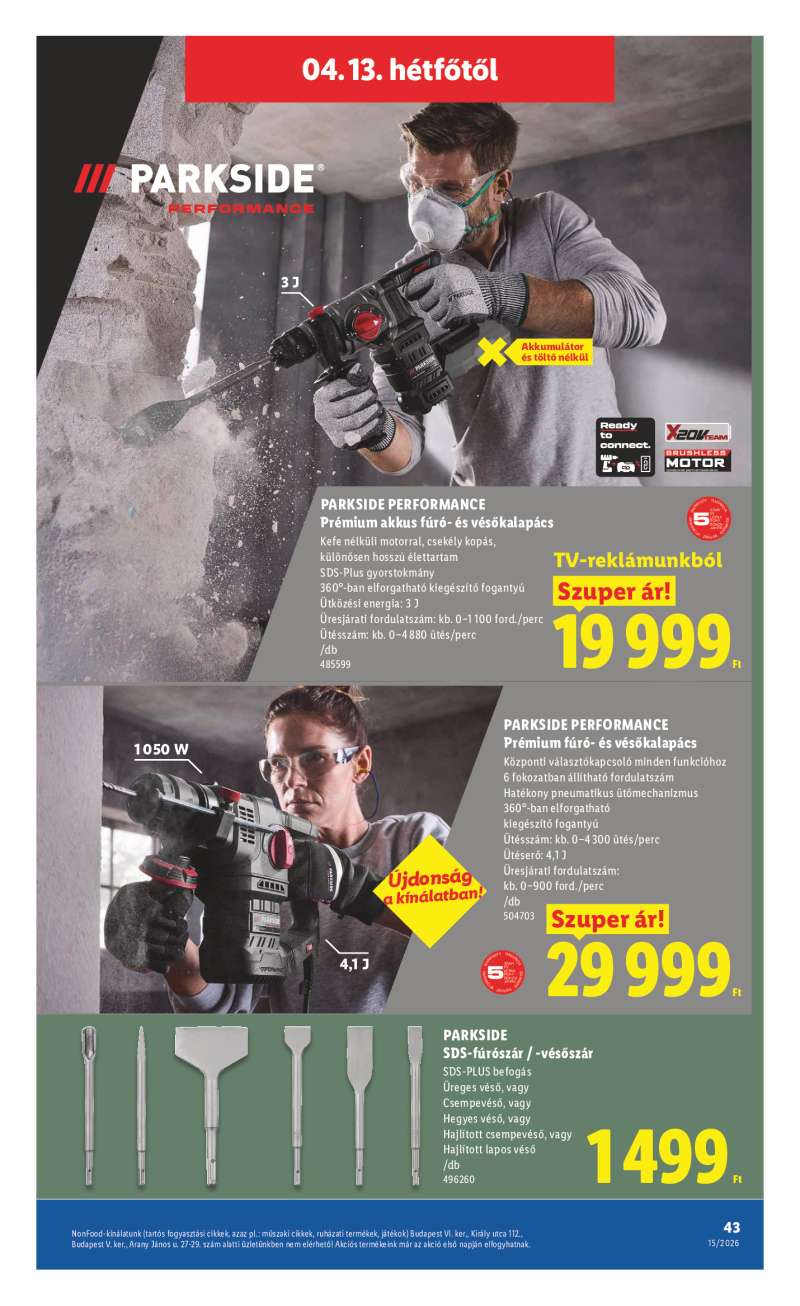 Lidl Érvényes 04.09-től 43 oldal