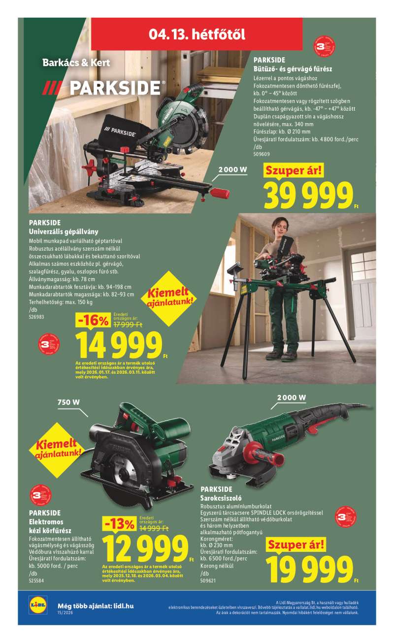 Lidl Érvényes 04.09-től 44 oldal