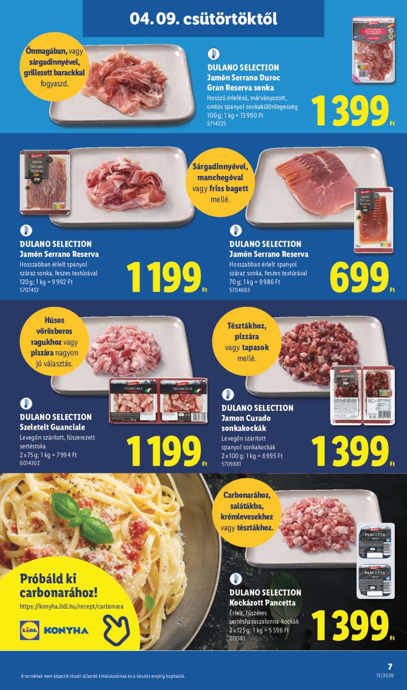 Lidl Érvényes 04.09-től 7 oldal