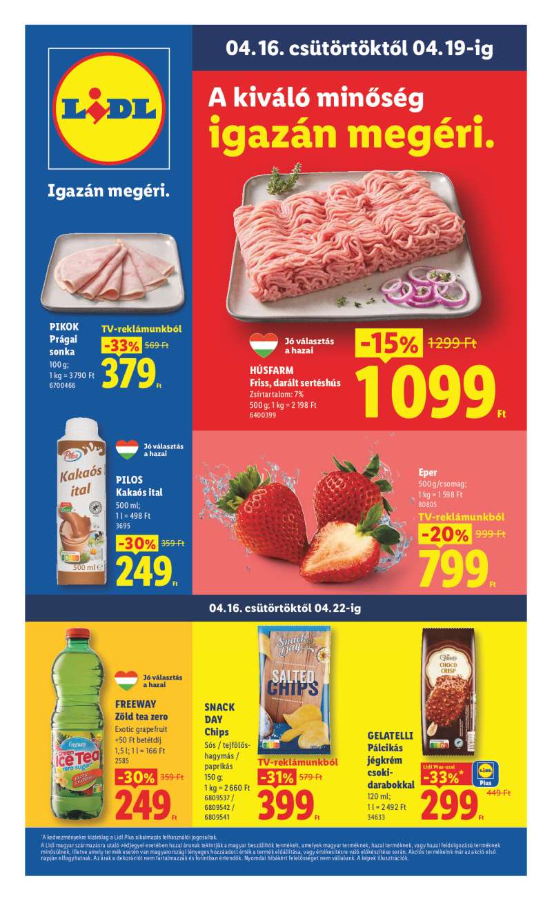 Lidl Akciós Újság 1 oldal