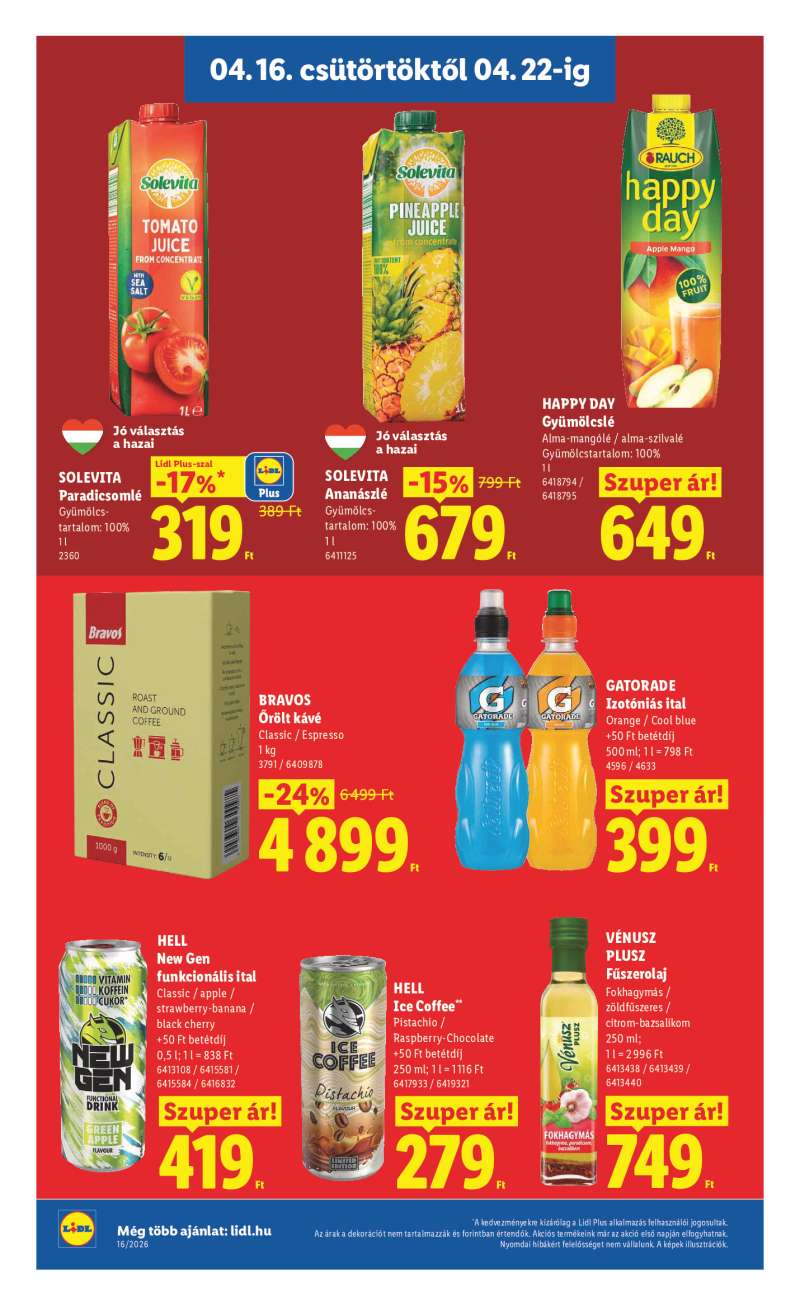 Lidl Akciós Újság 10 oldal