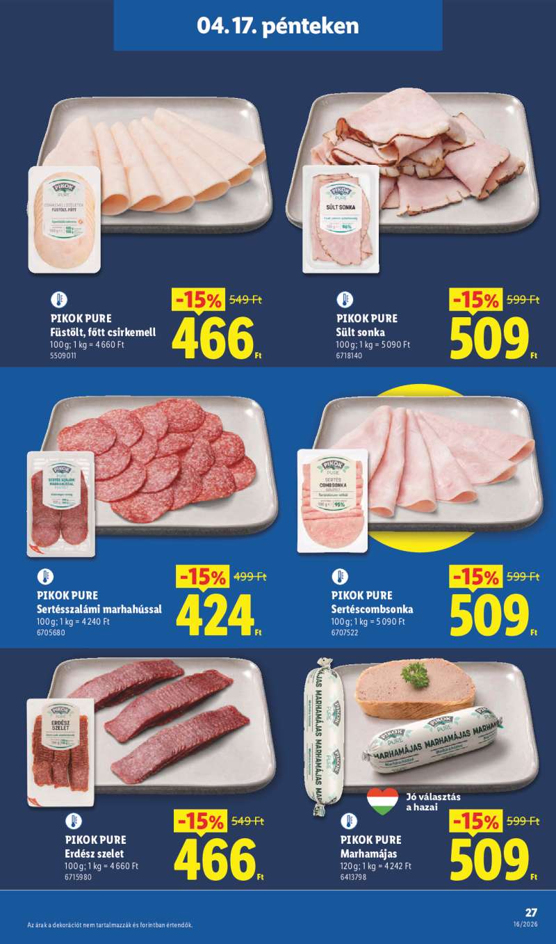 Lidl Akciós Újság 27 oldal