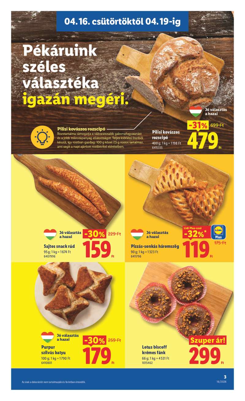 Lidl Akciós Újság 3 oldal