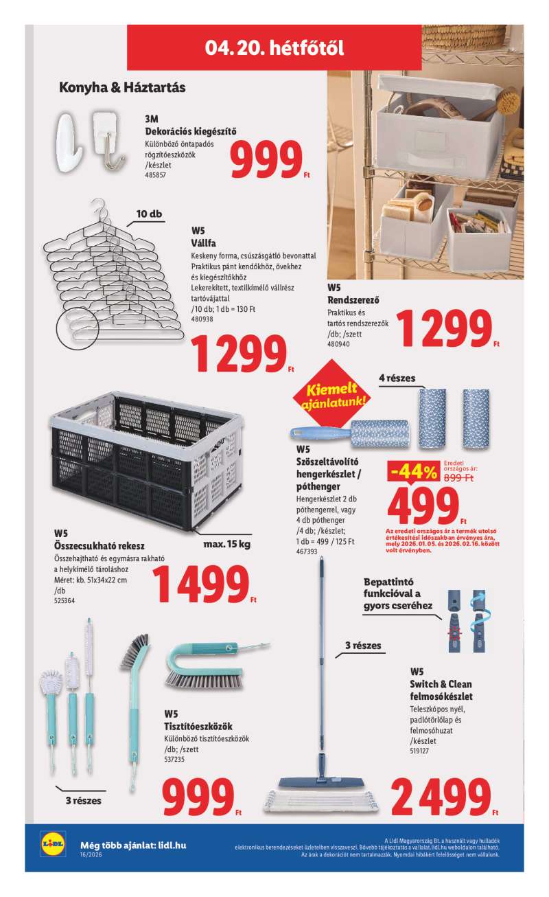 Lidl Akciós Újság 44 oldal