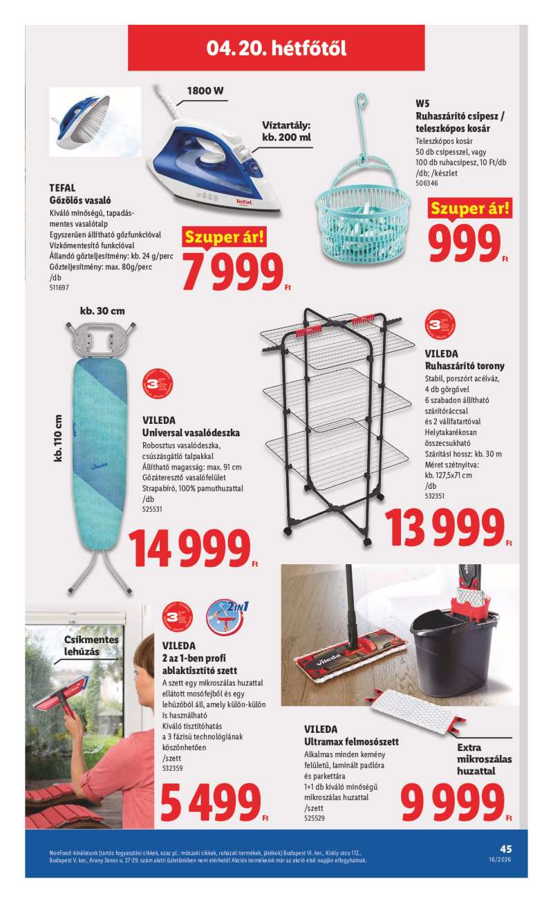 Lidl Akciós Újság 45 oldal