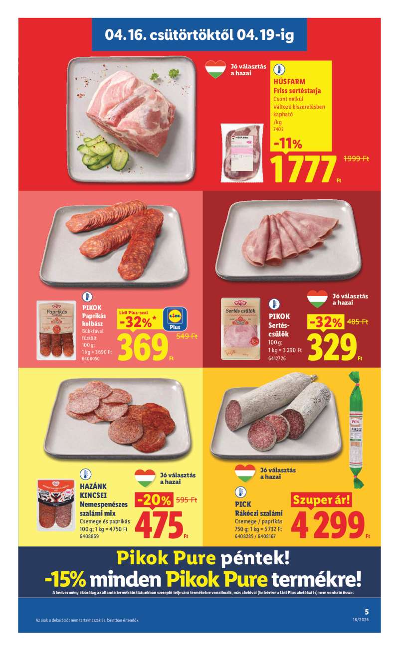 Lidl Akciós Újság 5 oldal