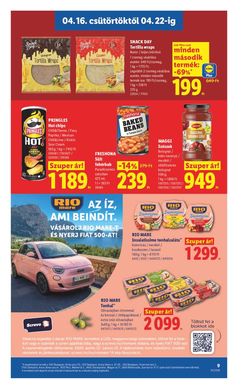 Lidl Akciós Újság 9 oldal
