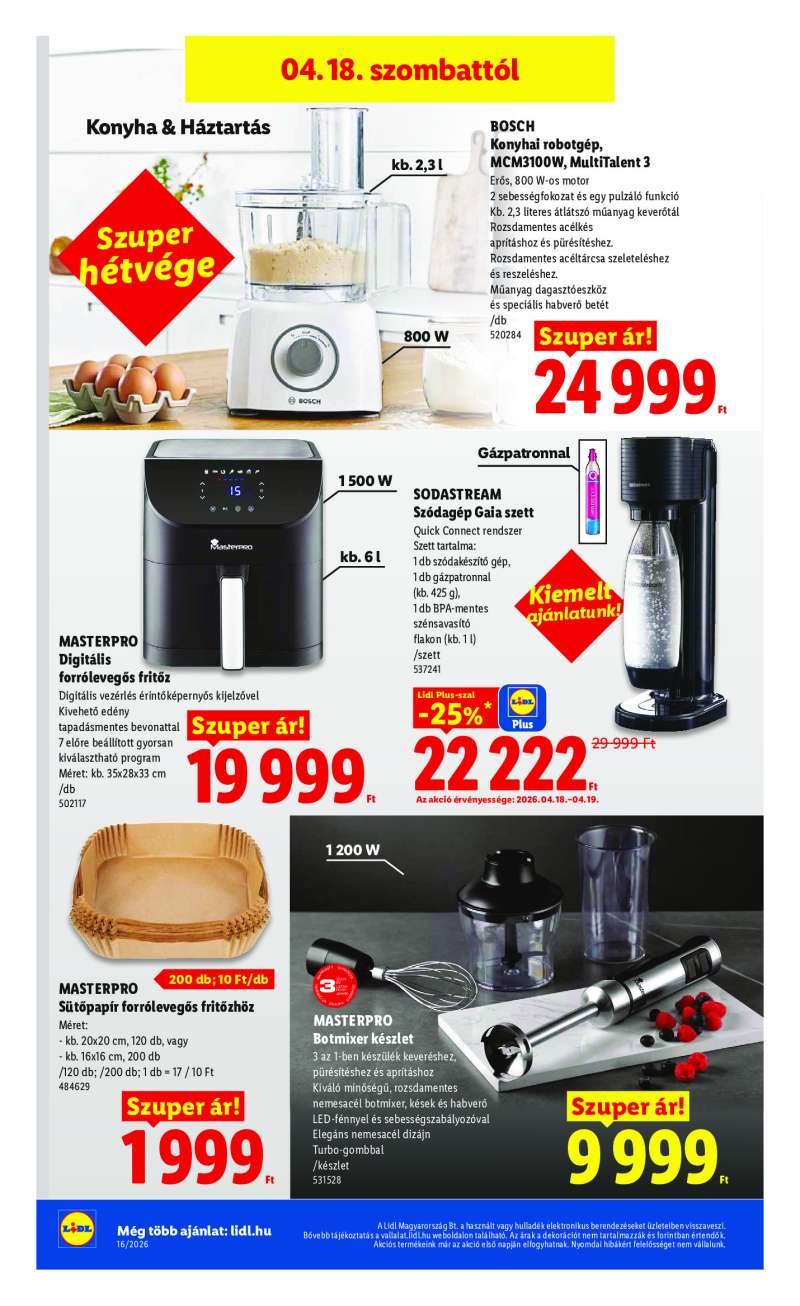 Lidl Érvényes 04.16-tól 10 oldal
