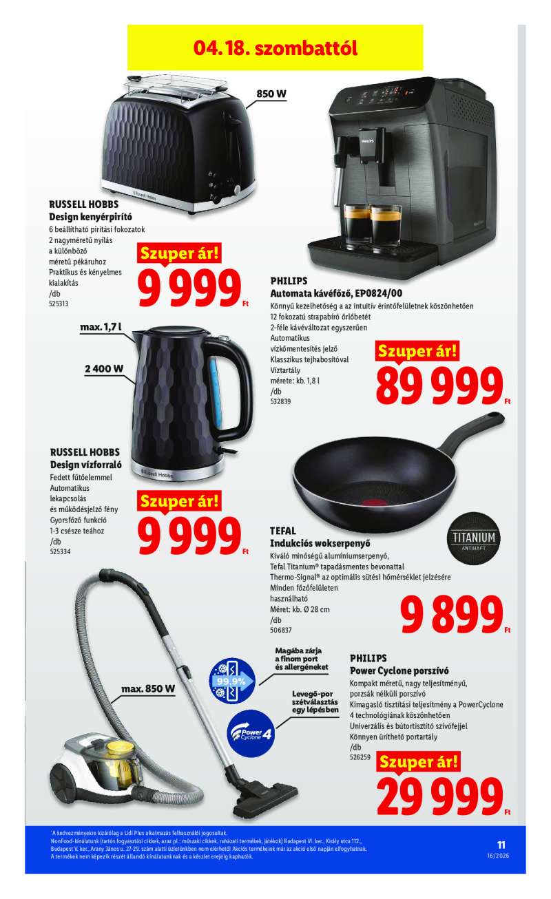 Lidl Érvényes 04.16-tól 11 oldal