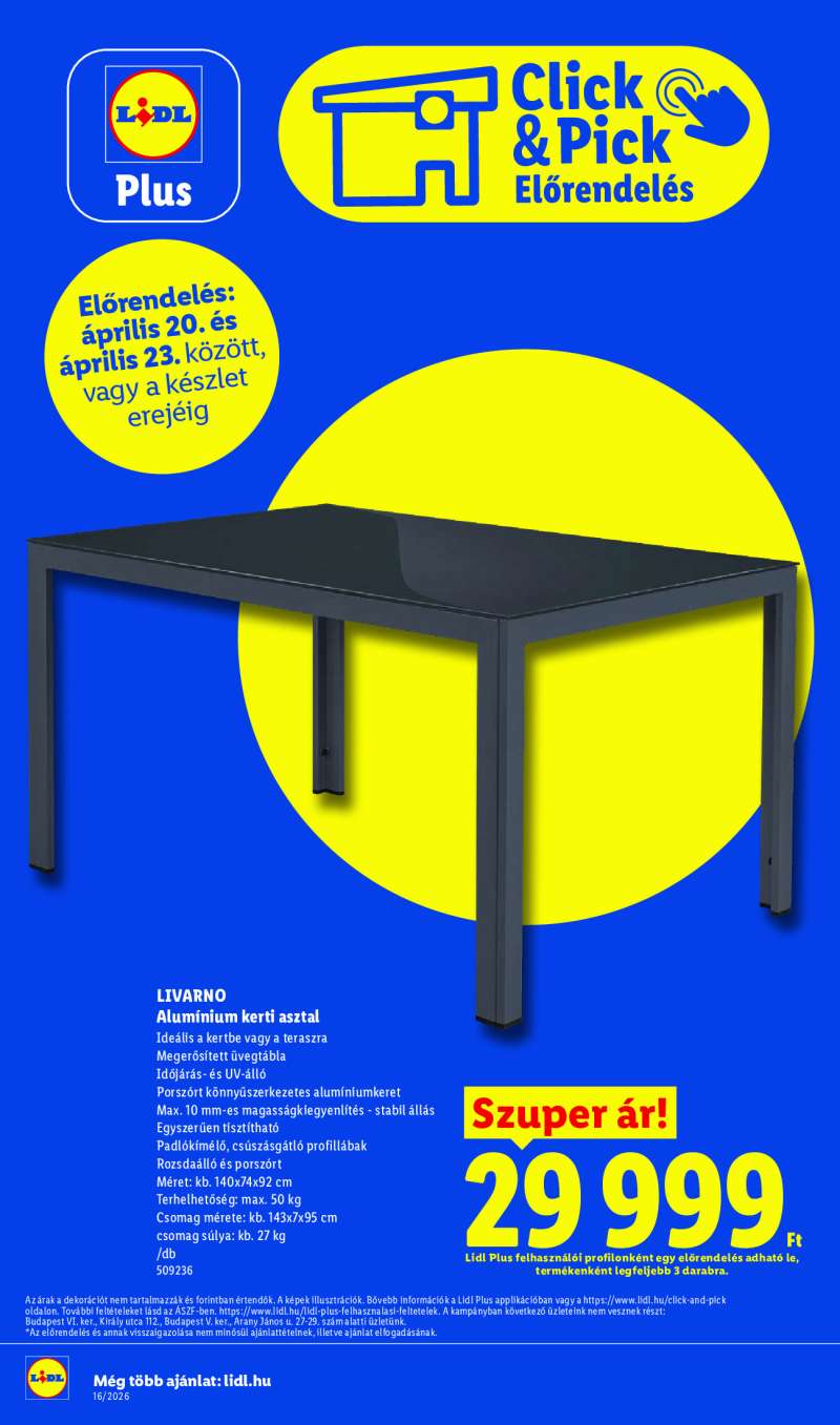 Lidl Érvényes 04.16-tól 14 oldal