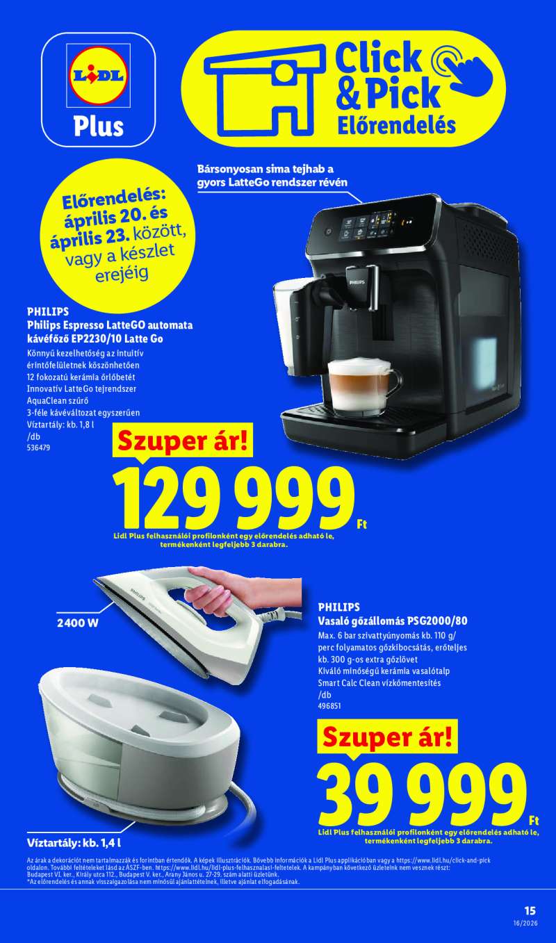 Lidl Érvényes 04.16-tól 15 oldal