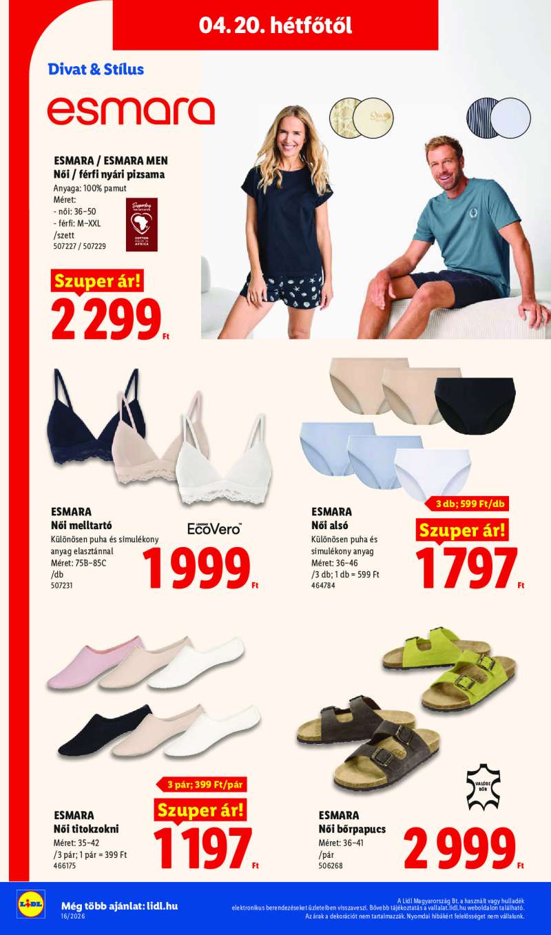 Lidl Érvényes 04.16-tól 18 oldal