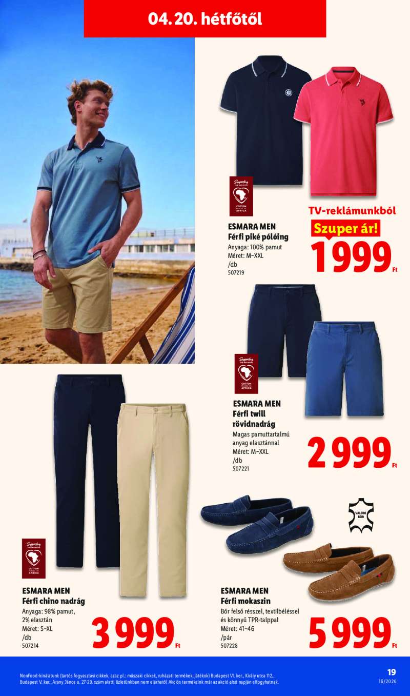 Lidl Érvényes 04.16-tól 19 oldal