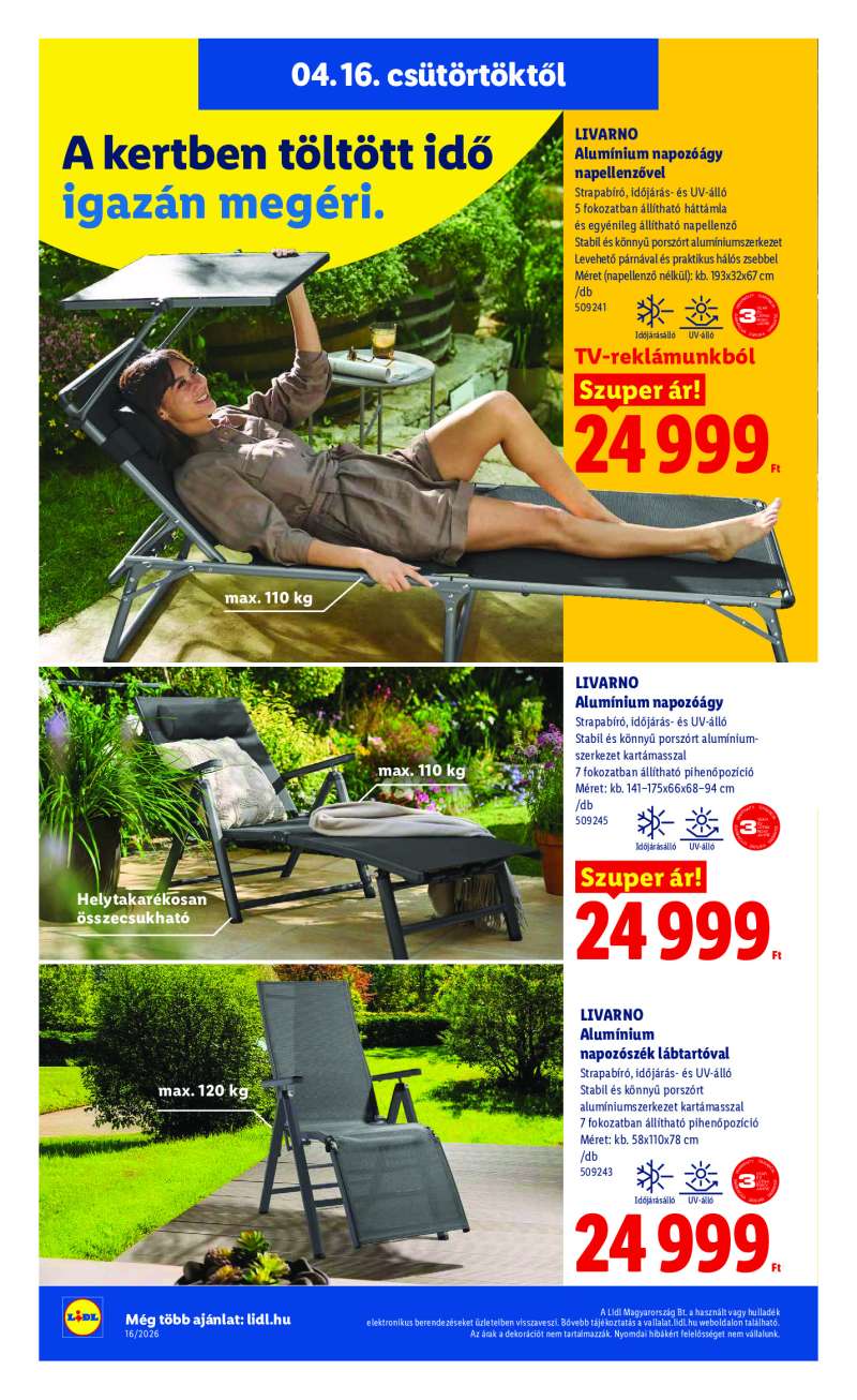 Lidl Érvényes 04.16-tól 2 oldal