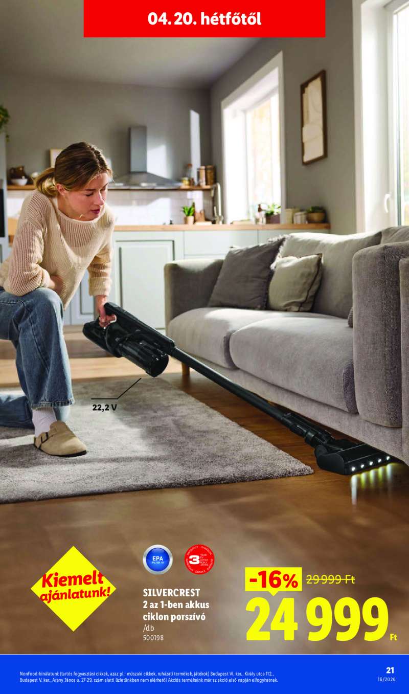 Lidl Érvényes 04.16-tól 21 oldal