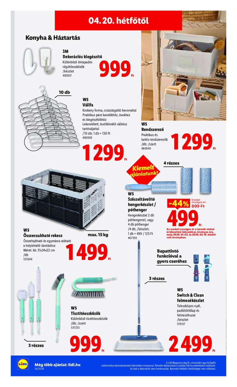 Lidl Érvényes 04.16-tól 24 oldal