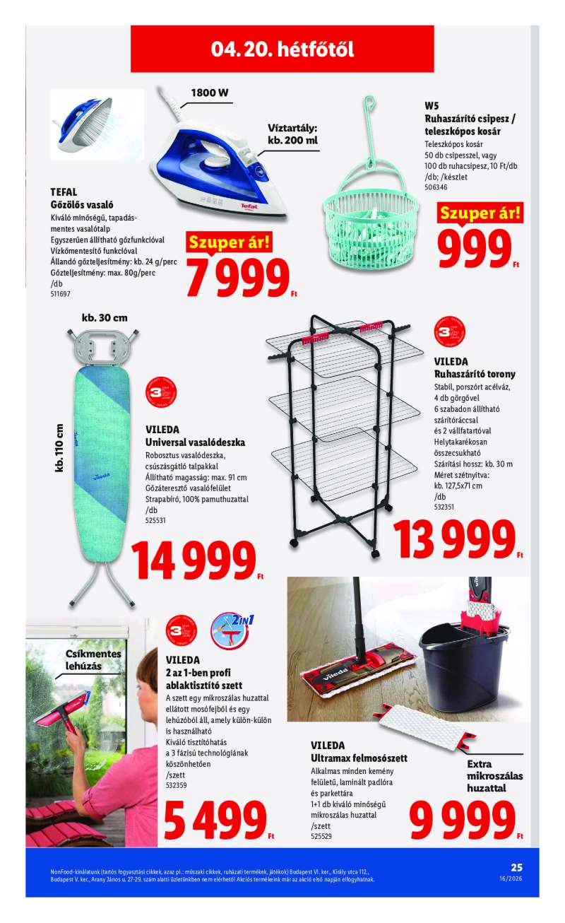 Lidl Érvényes 04.16-tól 25 oldal
