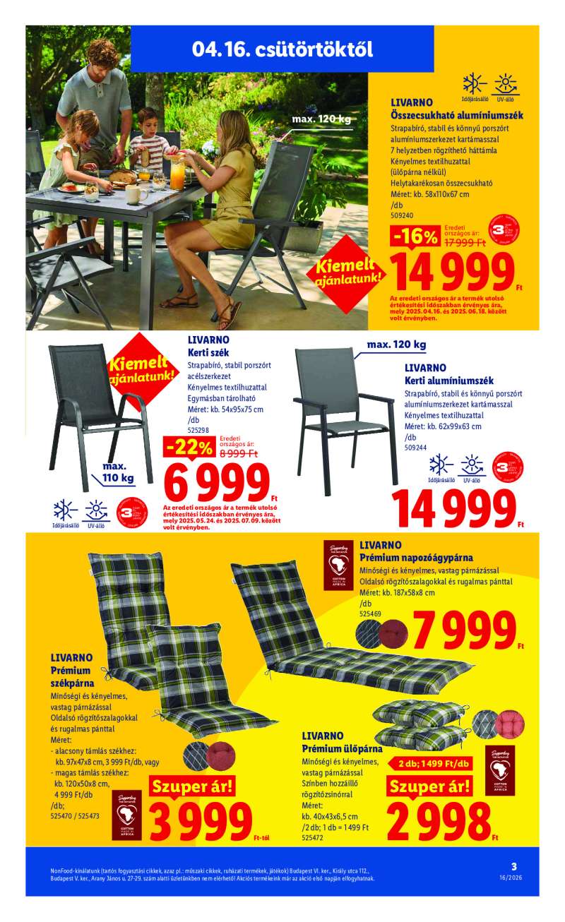 Lidl Érvényes 04.16-tól 3 oldal