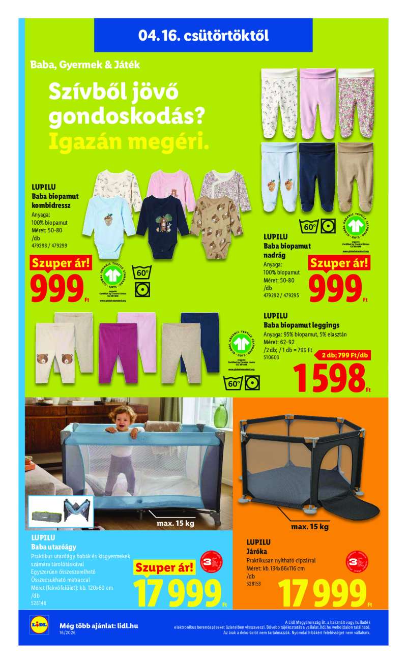 Lidl Érvényes 04.16-tól 8 oldal