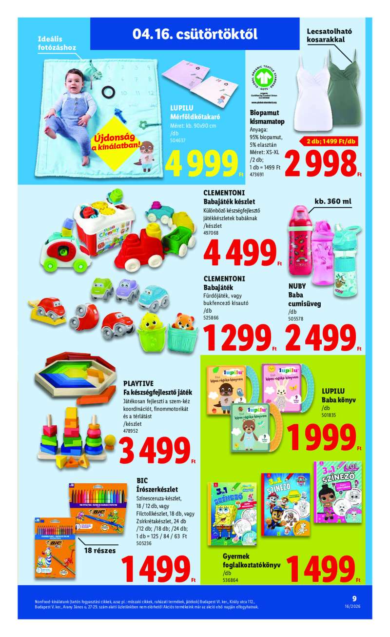 Lidl Érvényes 04.16-tól 9 oldal