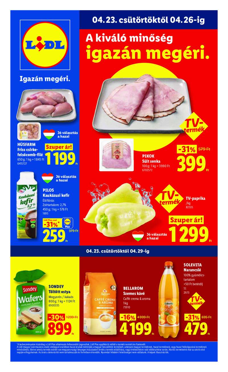 Lidl Érvényes 04.23-tól 1 oldal