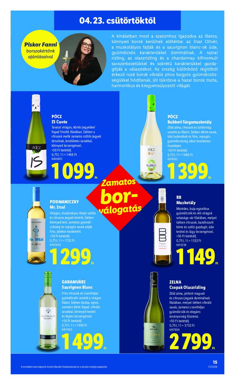 Lidl Érvényes 04.23-tól 15 oldal