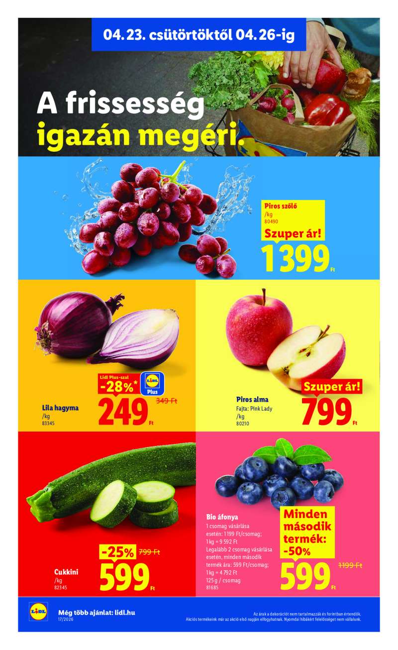 Lidl Érvényes 04.23-tól 2 oldal