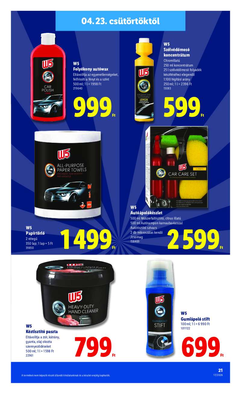 Lidl Érvényes 04.23-tól 21 oldal