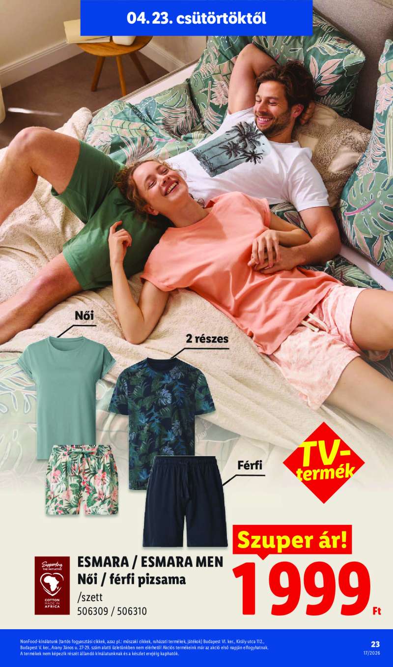 Lidl Érvényes 04.23-tól 23 oldal