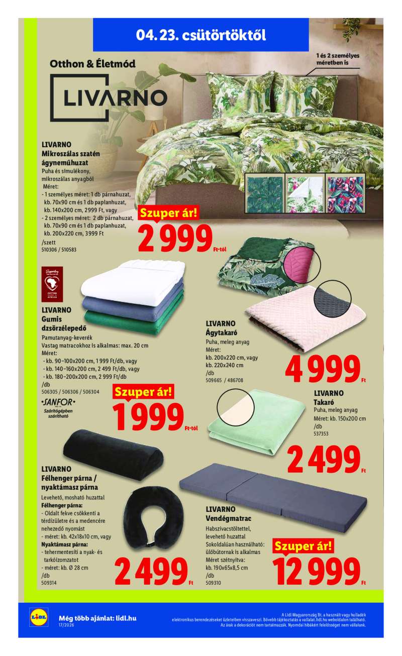 Lidl Érvényes 04.23-tól 24 oldal