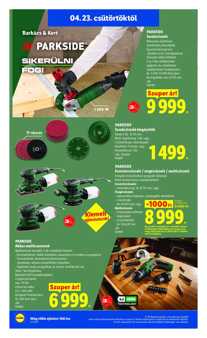 Lidl Érvényes 04.23-tól 28 oldal