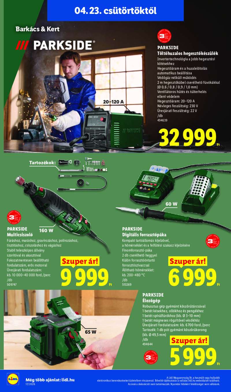 Lidl Érvényes 04.23-tól 32 oldal