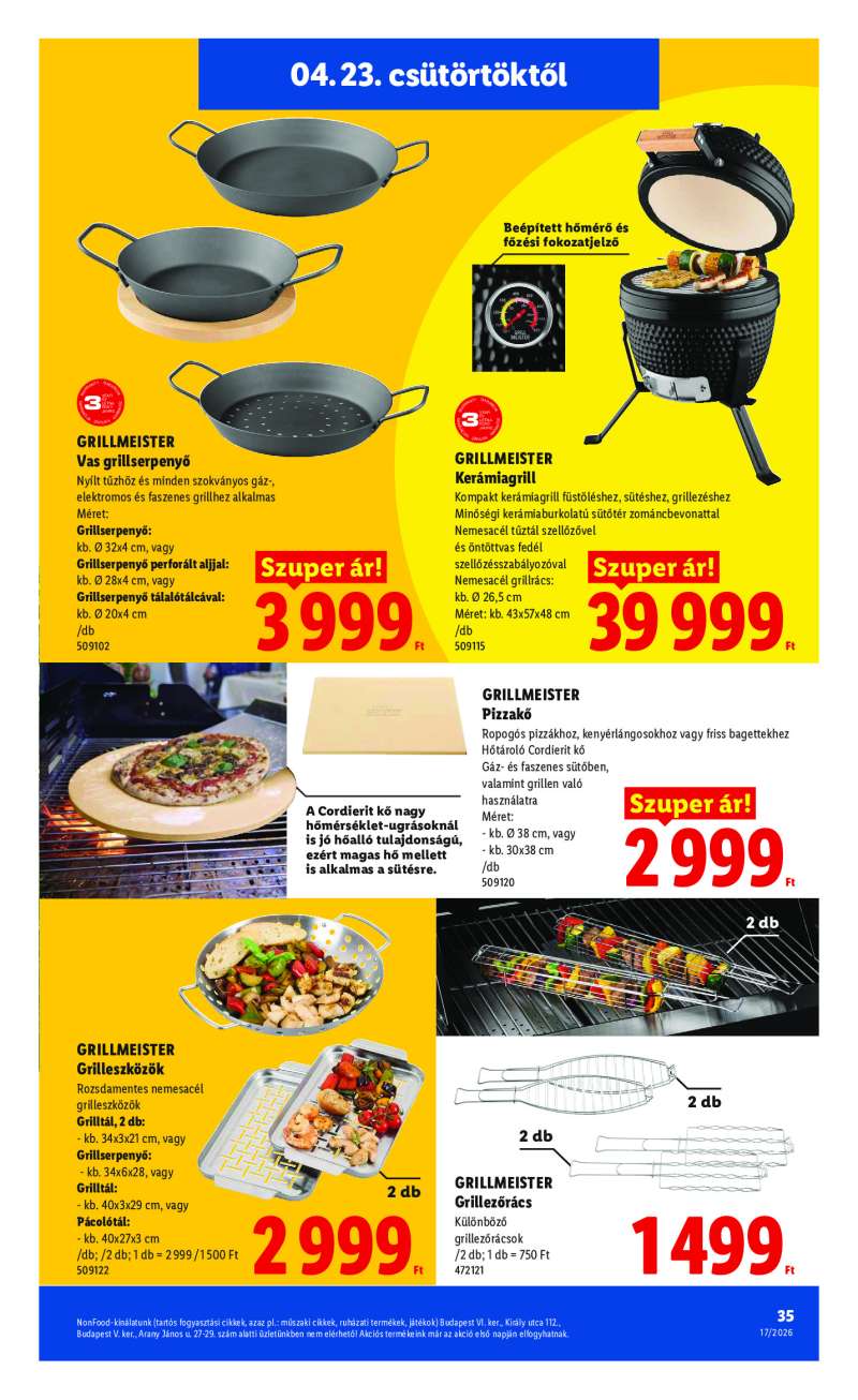 Lidl Érvényes 04.23-tól 35 oldal