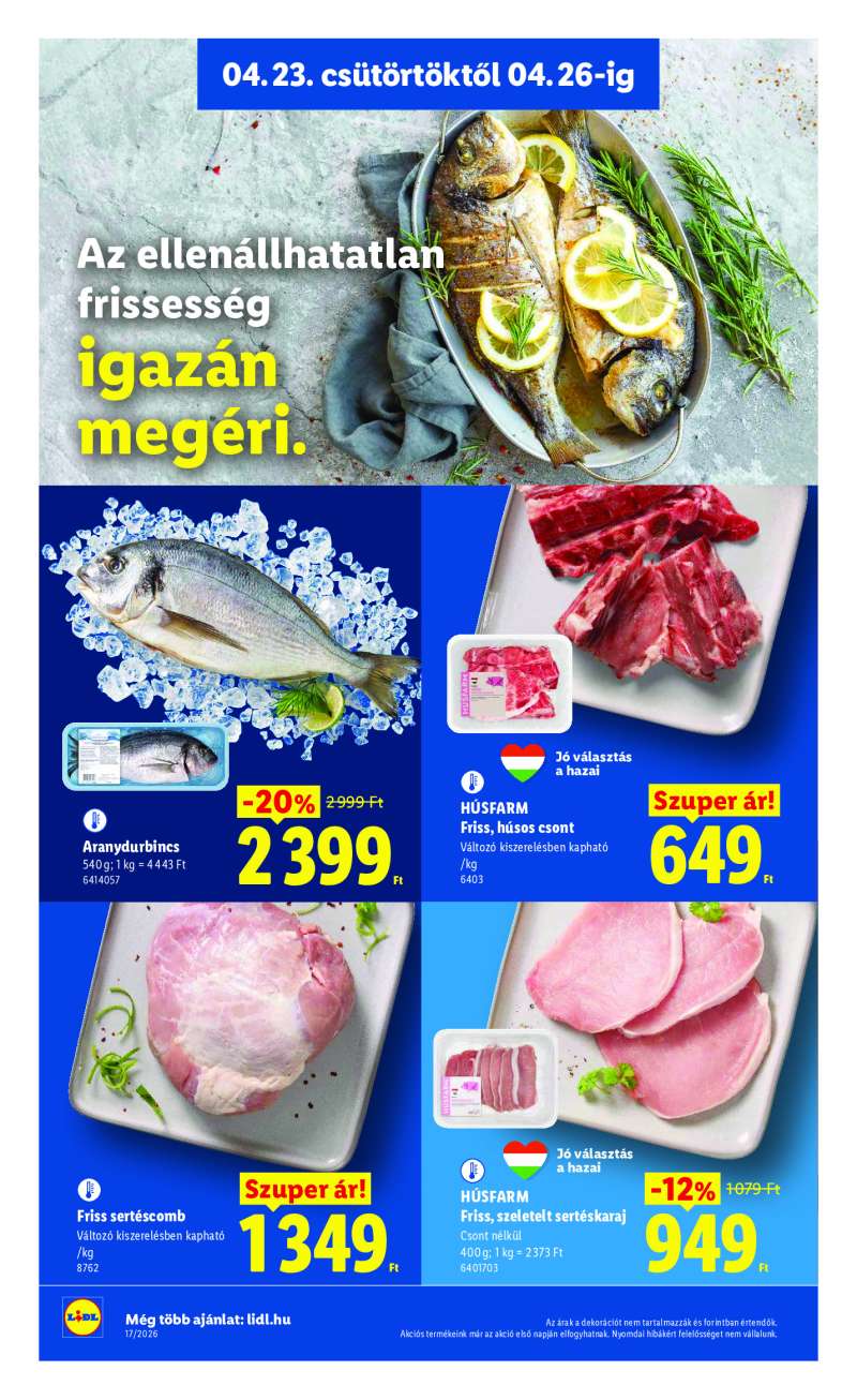 Lidl Érvényes 04.23-tól 4 oldal