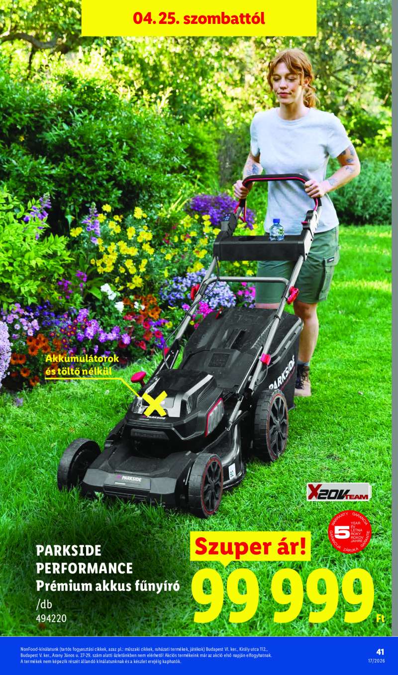 Lidl Érvényes 04.23-tól 41 oldal