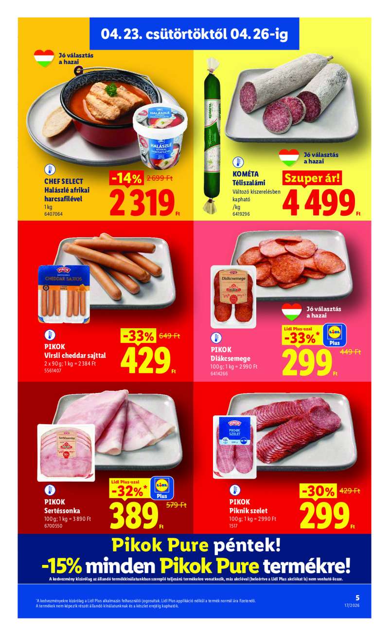 Lidl Érvényes 04.23-tól 5 oldal