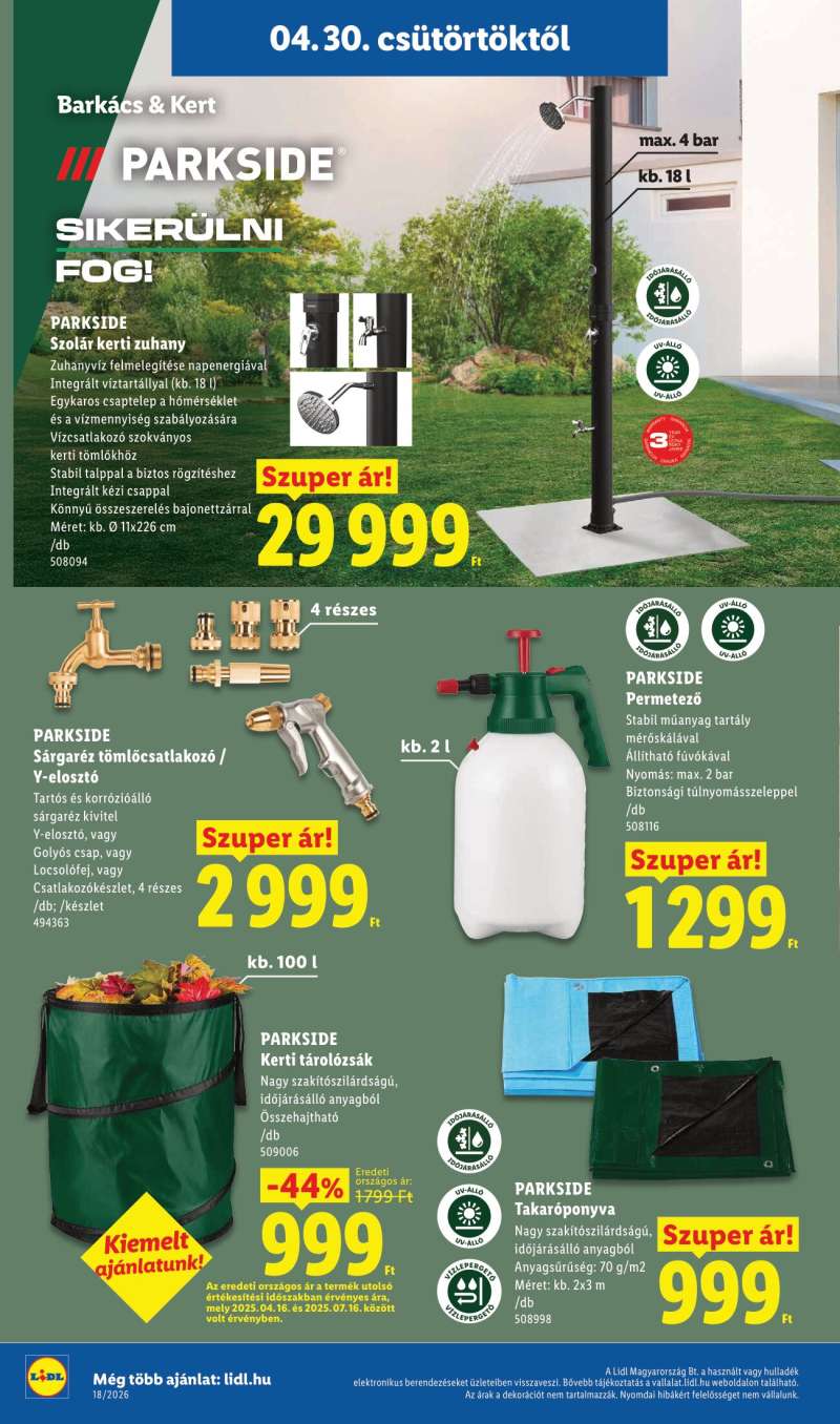Lidl Akciós Újság NonFood 10 oldal