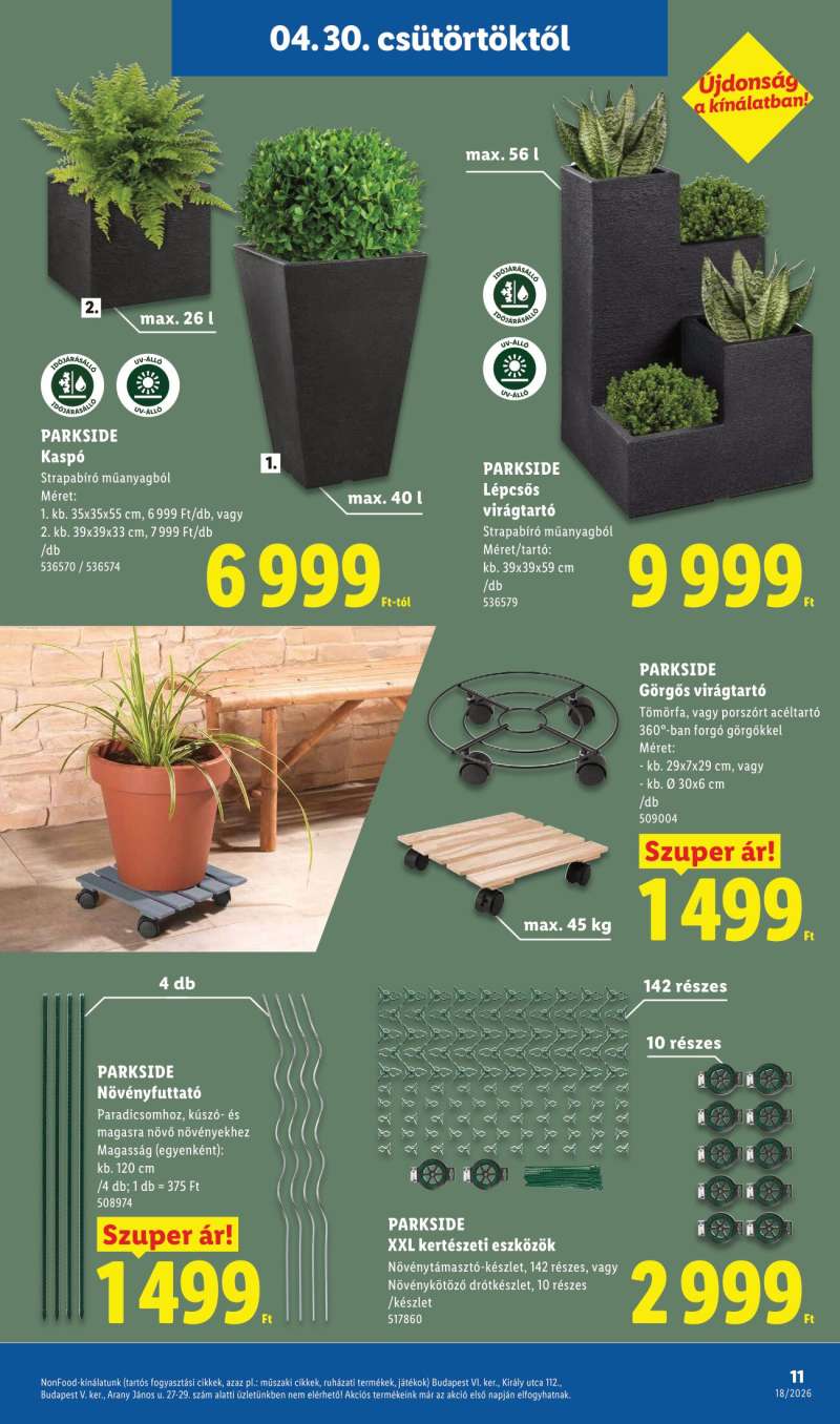 Lidl Akciós Újság NonFood 11 oldal
