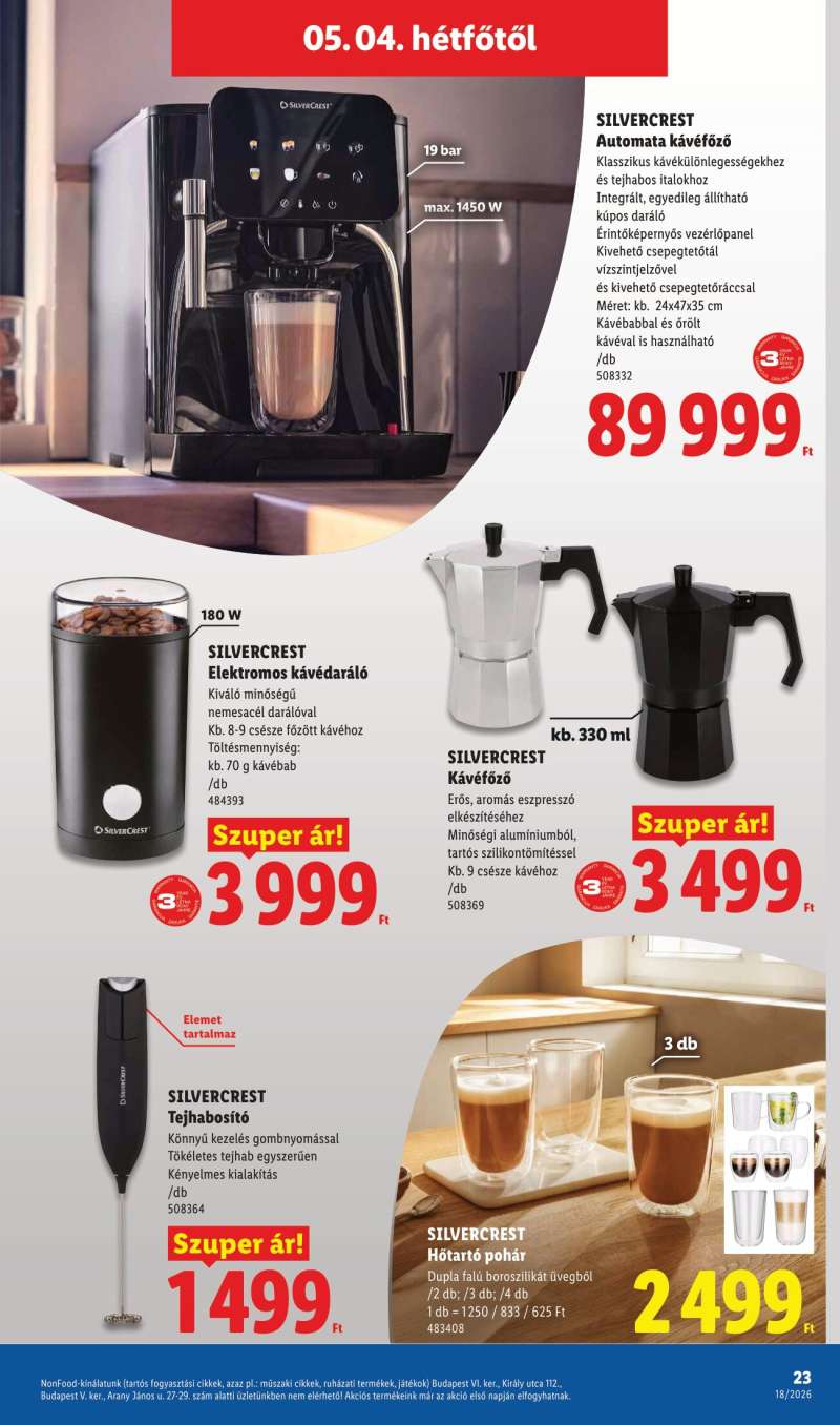 Lidl Akciós Újság NonFood 23 oldal